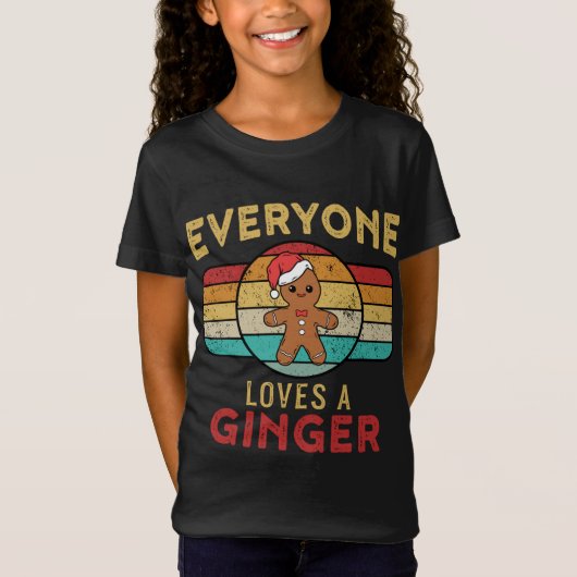 T-Shirt Tout le monde aime un Gingembre rousse pain d'épic (Devant)