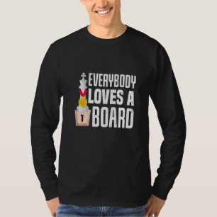 T-shirt Tout Le Monde Aime Un Matelot D'Échecs De Bureau