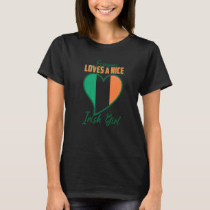 T-shirt Tout Le Monde Aime Une Belle Irlandaise Fille Mign
