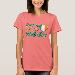 T-shirt Tout le monde aime une fille irlandaise