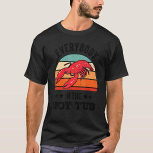 T-shirt Tout Le Monde Dans Le Bain À Remous Crawfish Bouil