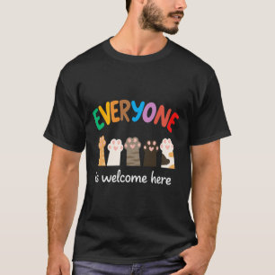 T-shirt Tout Le Monde Est Bienvenue Ici Idaho Enseignant V