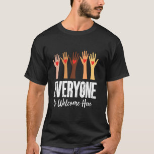 T-shirt Tout le monde est le bienvenu ici Idaho Enseignant