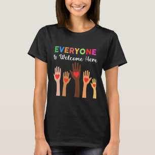 T-shirt Tout le monde est le bienvenu ici Idaho Enseignant