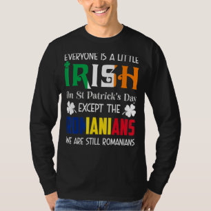 T-shirt Tout Le Monde Est Un Peu Irlandais Sur Les Roms De