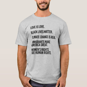 T-shirt Tout le monde mérite les droits de l'homme