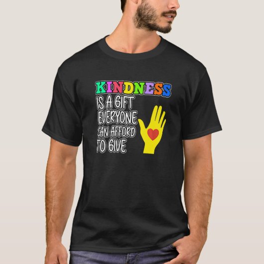 T-shirt Tout Le Monde Peut S'Offrir Kindness Unity Genre D (Devant)