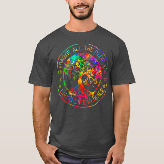 T-shirt Tout Le Peuple Imagine Vivre La Vie Dans La Cravat