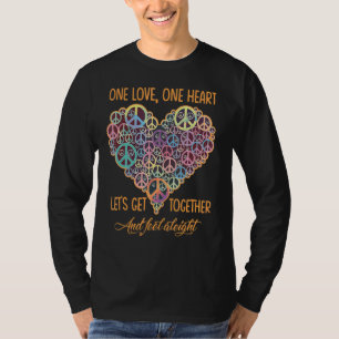 T-shirt Tout Le Peuple Imagine Vivre La Vie En Paix