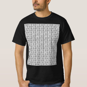 T-shirt Tout motif répétitif de logo ou d'image