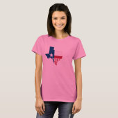 T-shirt tout n'est pas plat dans texas taille poitrine hum (Devant entier)