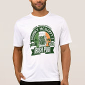 T-shirt Tout Nom Irish Pub | Funny St Patrick's Day Custom (Devant)