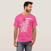 T-shirt Tout Plus Rapide Que Composer le 911 Drapeau Améri (Devant entier)
