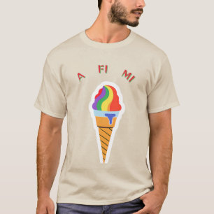 T-shirt Tout pour moi cône de glace