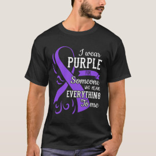 T-shirt Tout pour moi Epilepsie Jour Purple Ribbon Epilep