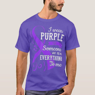 T-shirt Tout pour moi Epilepsie Jour Purple Ribbon Epilep