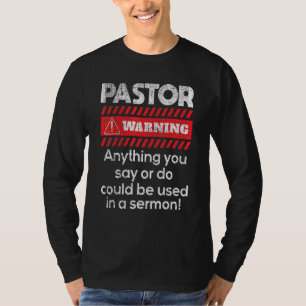T-shirt Tout Pourrait Être Utilisé Dans Un Prêcheur Pasteu