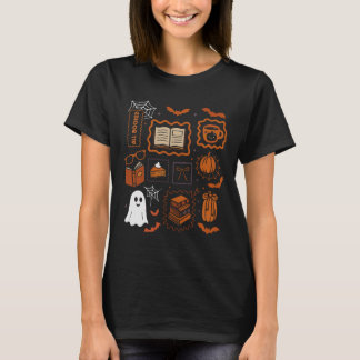 T-shirt Tout Prévu pour la Lecture d'Automne Collage