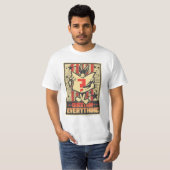T-shirt Tout remettre en question (Devant entier)