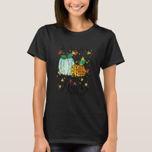T-shirt Tout Rendez Grâce 1 Thess 5 18 Léopard Pumpki