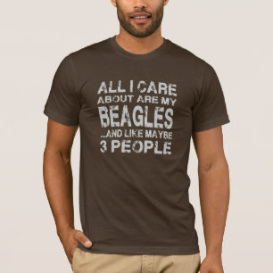 T-shirt Tout soin d'I est environ….Beagles