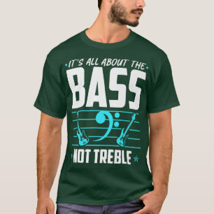 T-shirt Tout Sur La Basse, Basse Électrique Guitare Playe