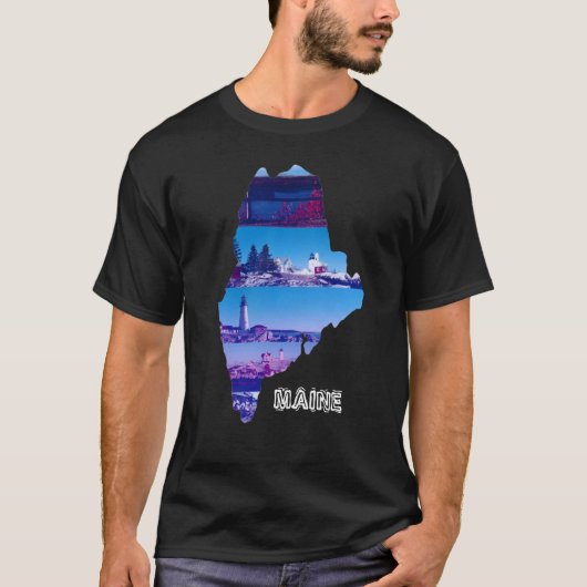 T-shirt Tout sur le Maine (Devant)