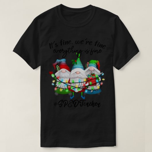 T-shirt Tout va bien Enseignant SPEED (Design devant)