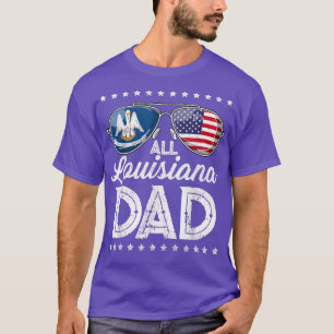 T-shirt Toute American Dad Fête des pères Louisiane 4 Juil