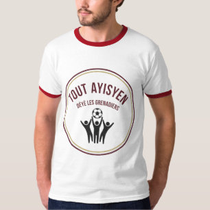 T-shirt Toute célébration de soccer aïssien