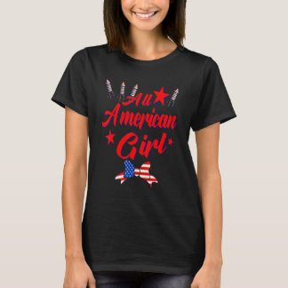 T-shirt Toute fille américaine 1