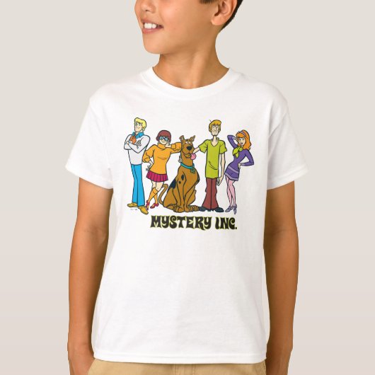 T-shirt Toute la bande 12 Mystery Inc (Devant)