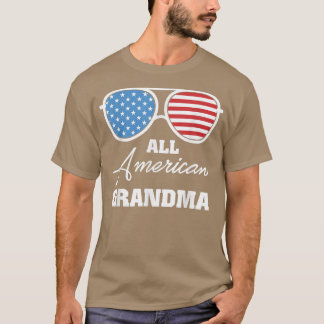 T-shirt Toute la grand-mère américaine 4 juillet famille c