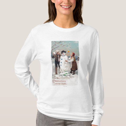 T-shirt Toute la joie de Noël soit à vous (Devant)