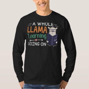 T-shirt Toute La Llama Apprendre À L'Enseignant