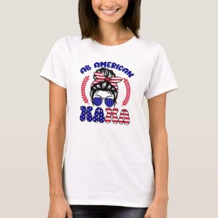 T-shirt Toute la maman américaine