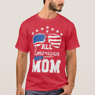 T-shirt Toute la maman américaine 4 juillet la famille de
