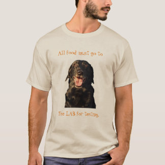 T-shirt Toute la nourriture doit aller au tee - shirt de