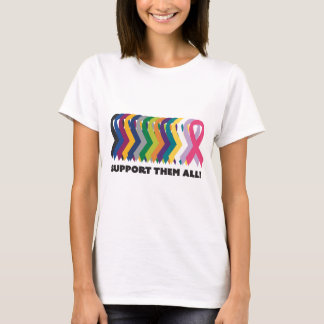 T-shirt Toute la sensibilisation au cancer