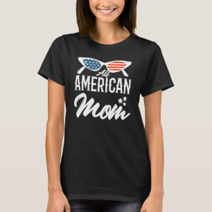 T-shirt Toute maman américaine 4 juillet famille jumelle S