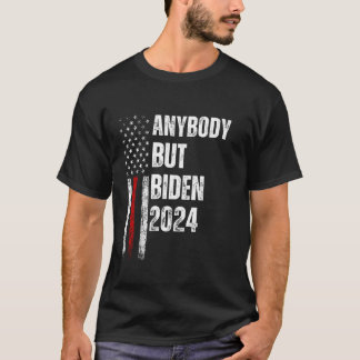T-shirt Toute personne sauf Biden Funny Election 2024 Vint