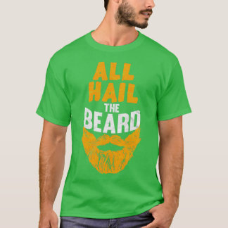 T-shirt Toutes Hail Beard Beard Idées Cadeau Classique TSh