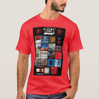 T-shirt Toutes les affiches d'album RushBand achevées garç