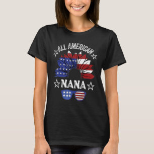 T-shirt Toutes les Américaines Nana 4 juillet Chemises Fem