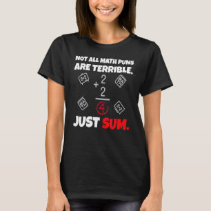 T-shirt Toutes Les Blagues Sur Les Maths Ne Sont Pas Terri