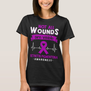 T-shirt Toutes les blessures ne sont pas visibles Rétinite