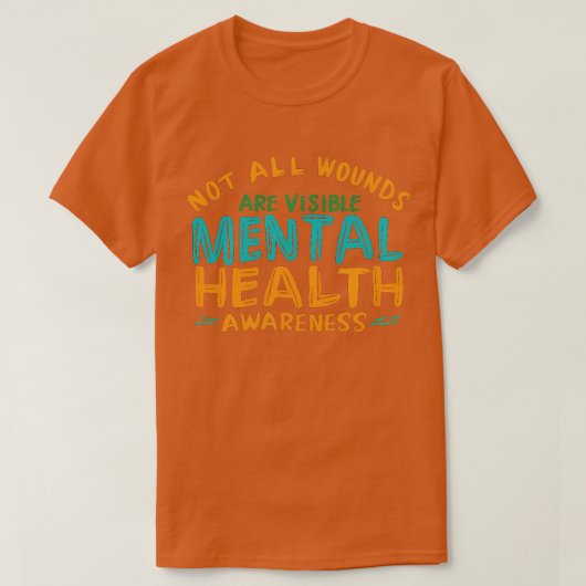 T-shirt Toutes les blessures ne sont pas visibles Sensibil (Design devant)