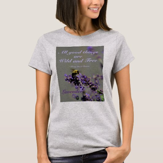 T-shirt Toutes les bonnes choses Wild and Free Bumblebee F (Devant)