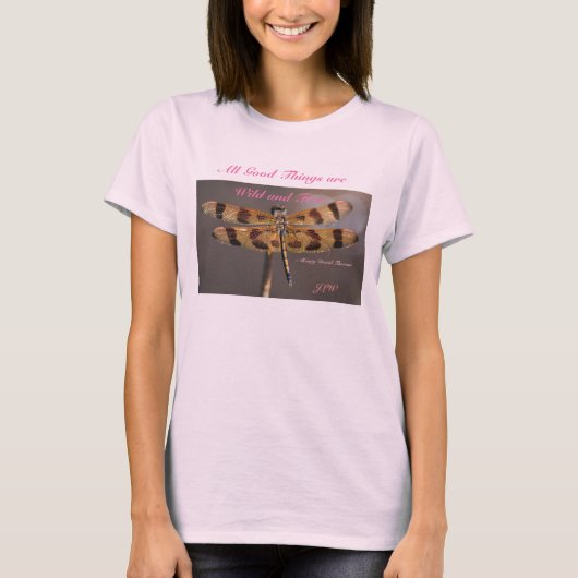 T-shirt Toutes les bonnes choses Wild and Free Dragonfly T (Devant)