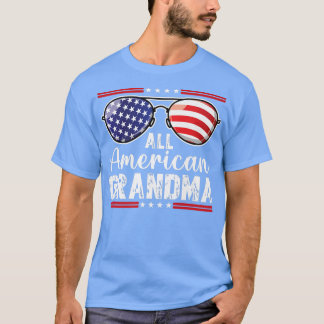 T-shirt Toutes les Chemise grand-mère américaine 4 juillet